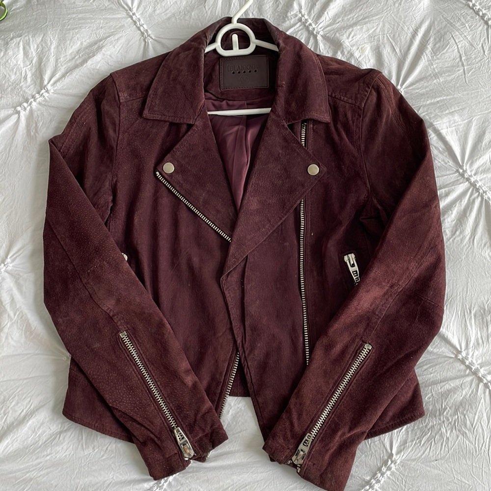 Purple suede blanknyc jacket